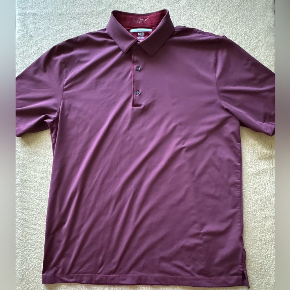 Greg Norman Collection Maroon Polo Shirt
